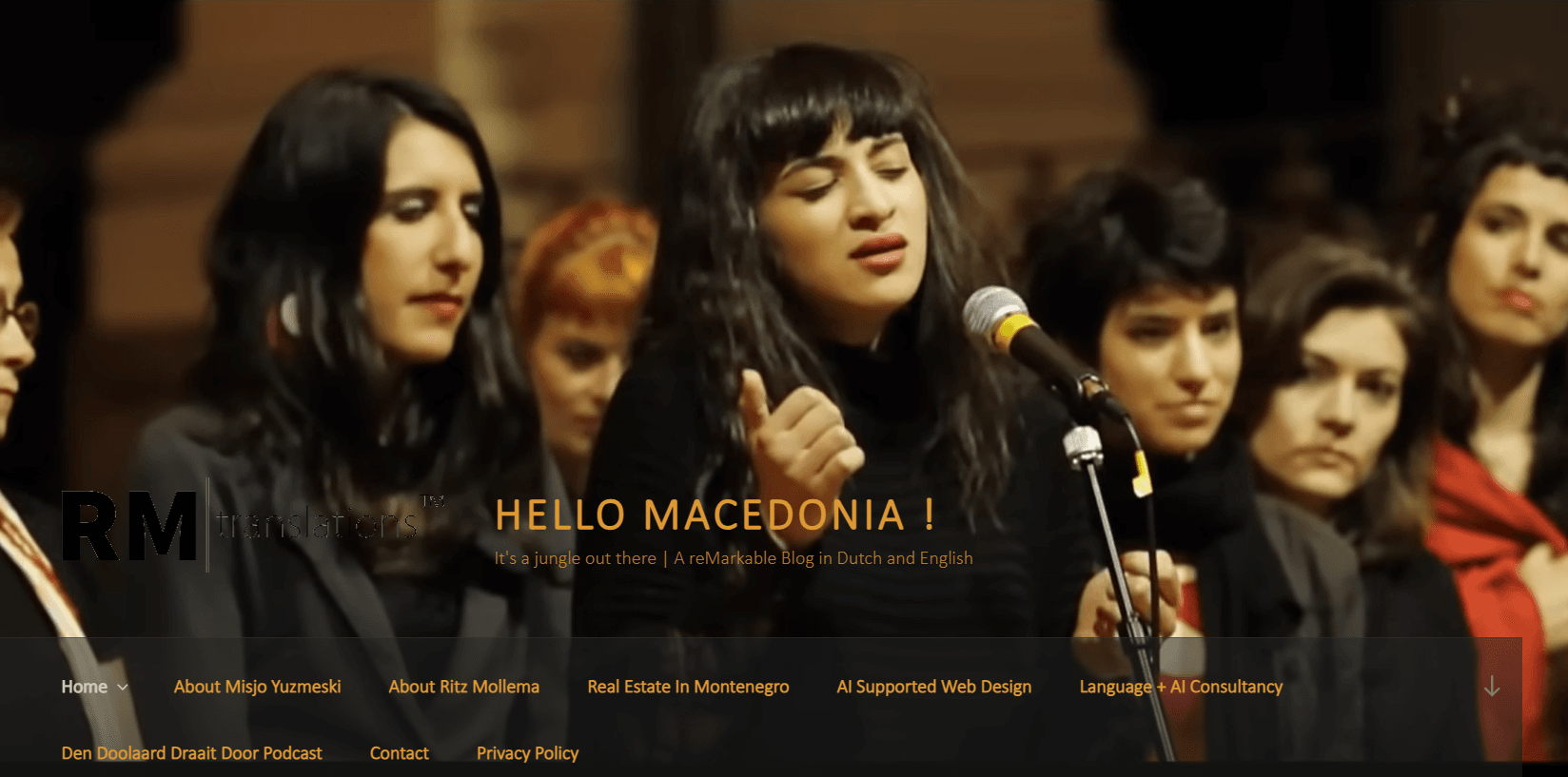 Hello Macedonia RM Blog mobile version QR-code