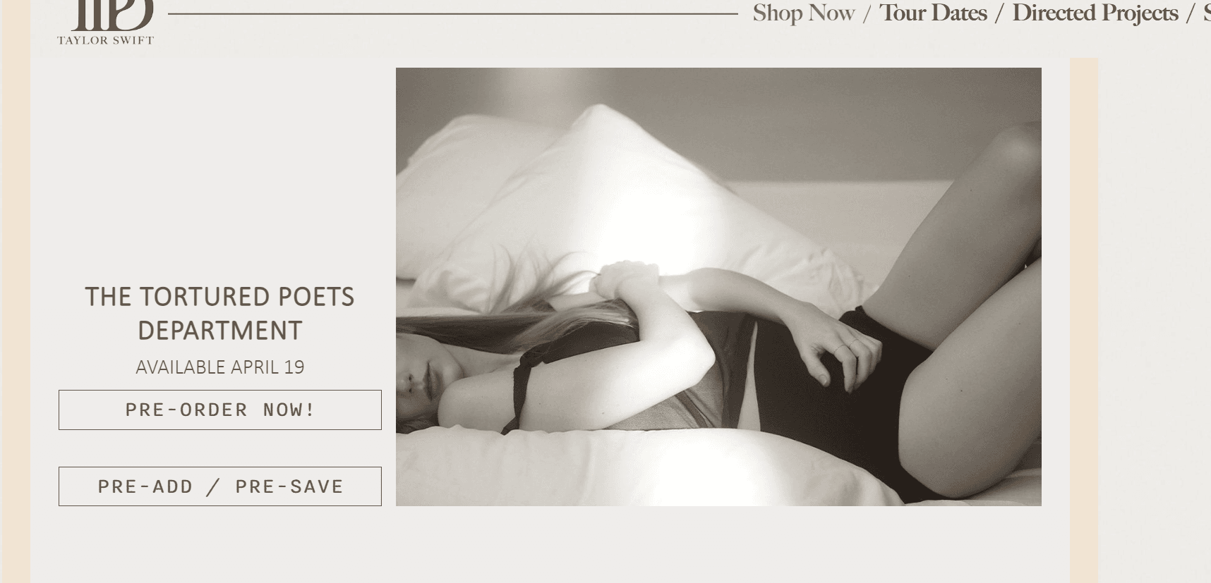 Taylor made Websites Mobile version